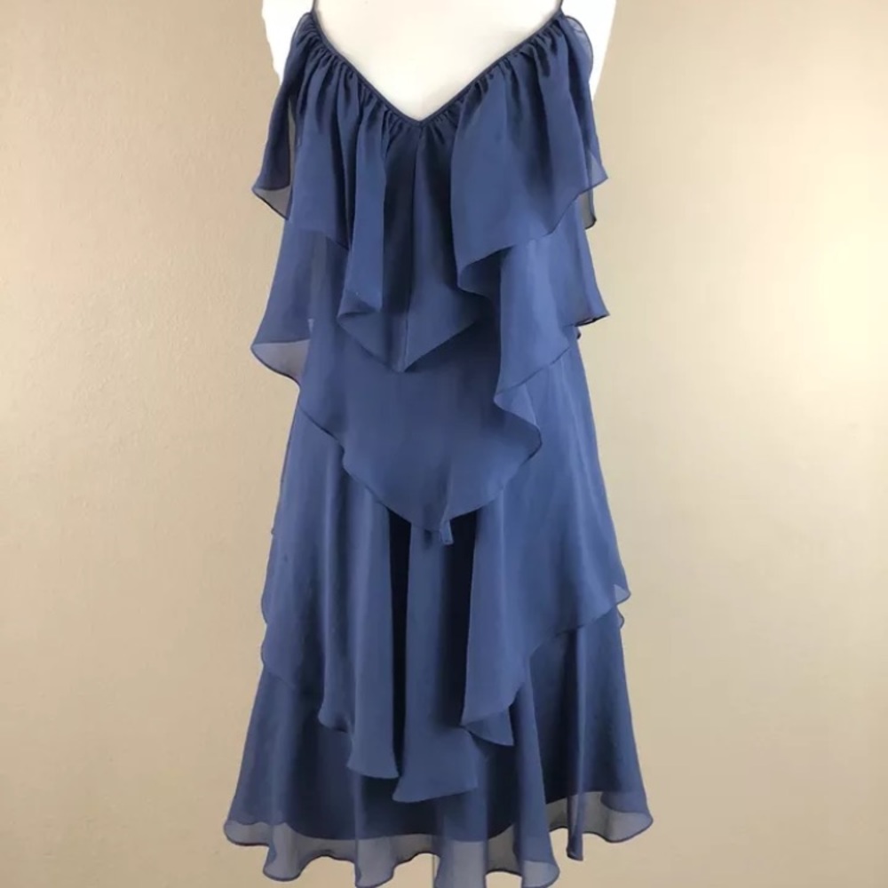 Rebecca Taylor Ruffled Tiered Dress
